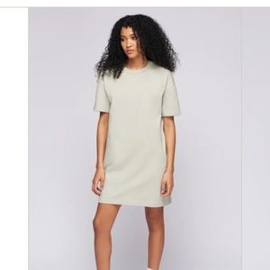 Matcha green KOTN oversized t-shirt dress sz XL . official colour is "Moss Grey"